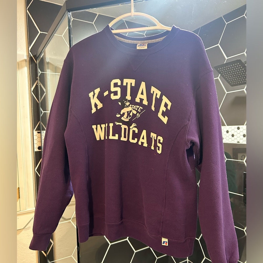 Vintage K-State Wildcats Purple Sweatshirt